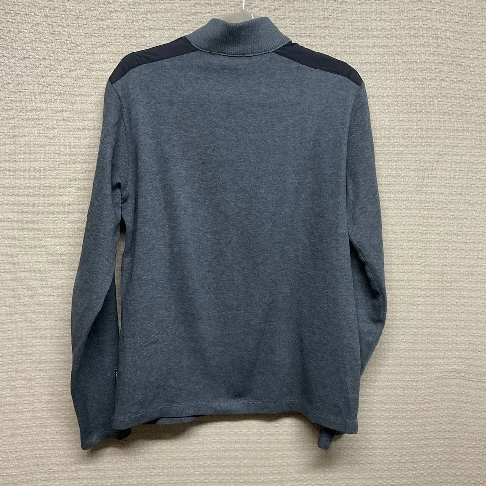 Hugo Boss Sydney Quarter Zip Black Cotton Pullover Men's size medium - Picture 7 of 11